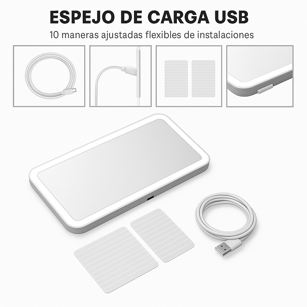 ESPEJO LED PARA CARRO Xr2177