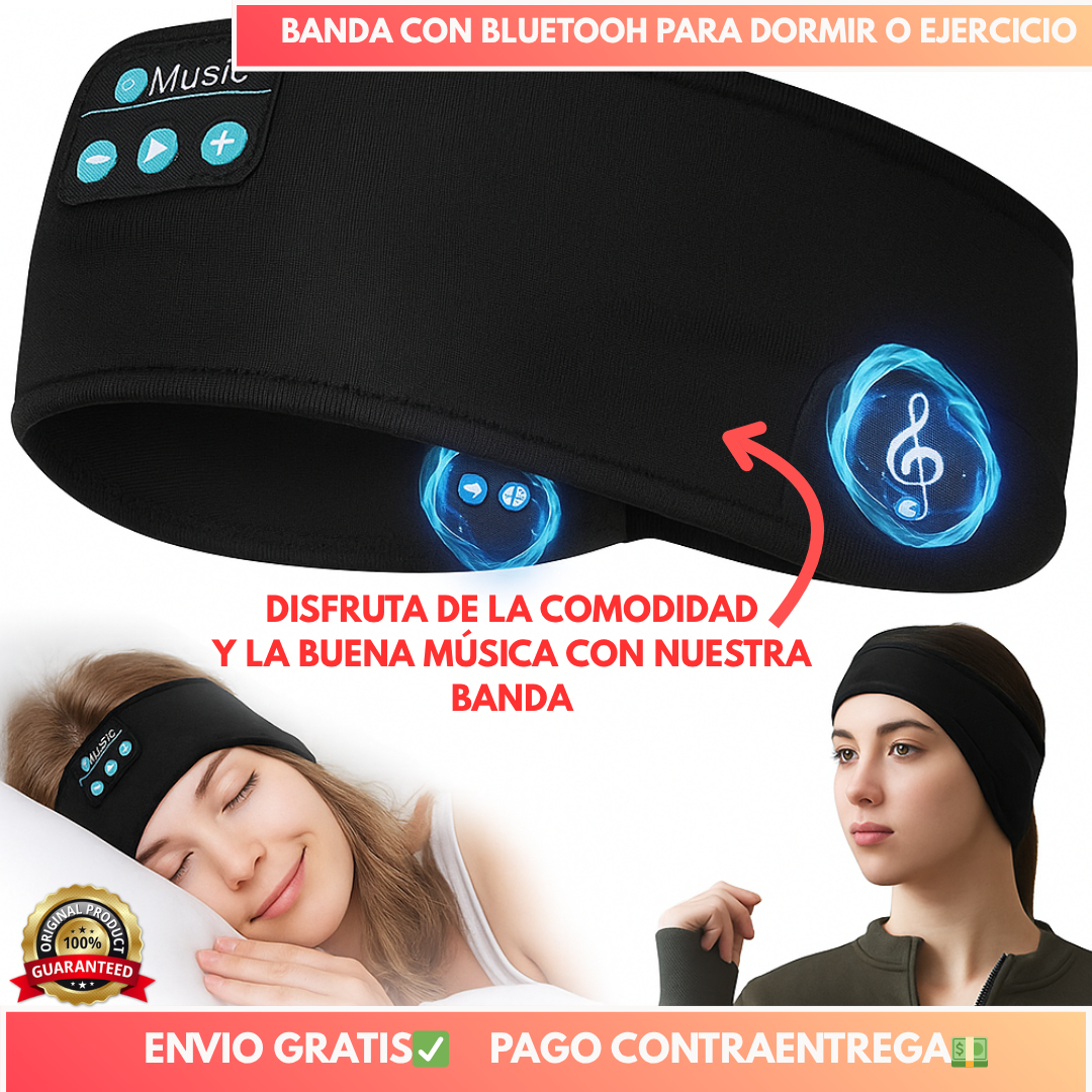 Banda con auriculares Bluetooth SonicEase Pro